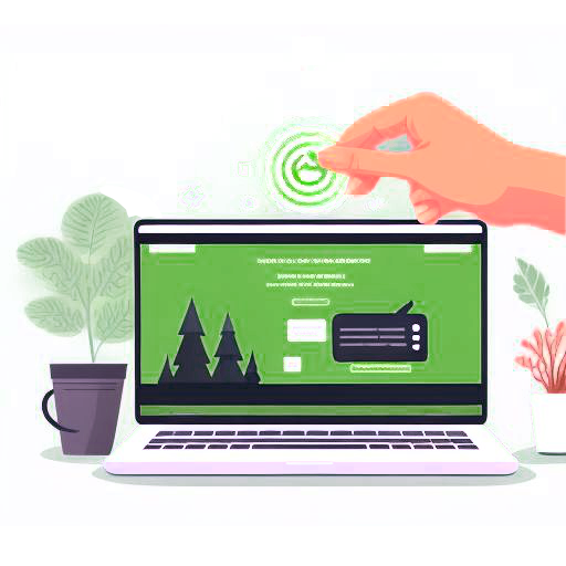 Sandglass status page illustration
